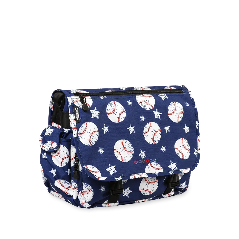 Terry Messenger bag in Baseball - Final Sale