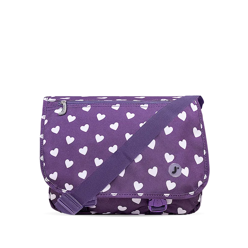 Terry Messenger bag in Purple Heart