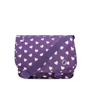 Terry Messenger bag in Purple Heart