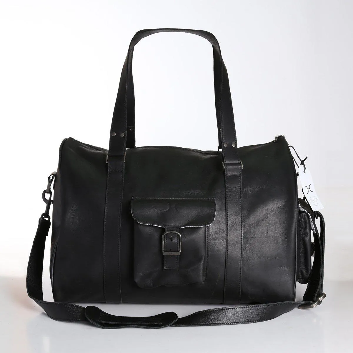 Thandana Mens Cabin Leather Luggage Bag