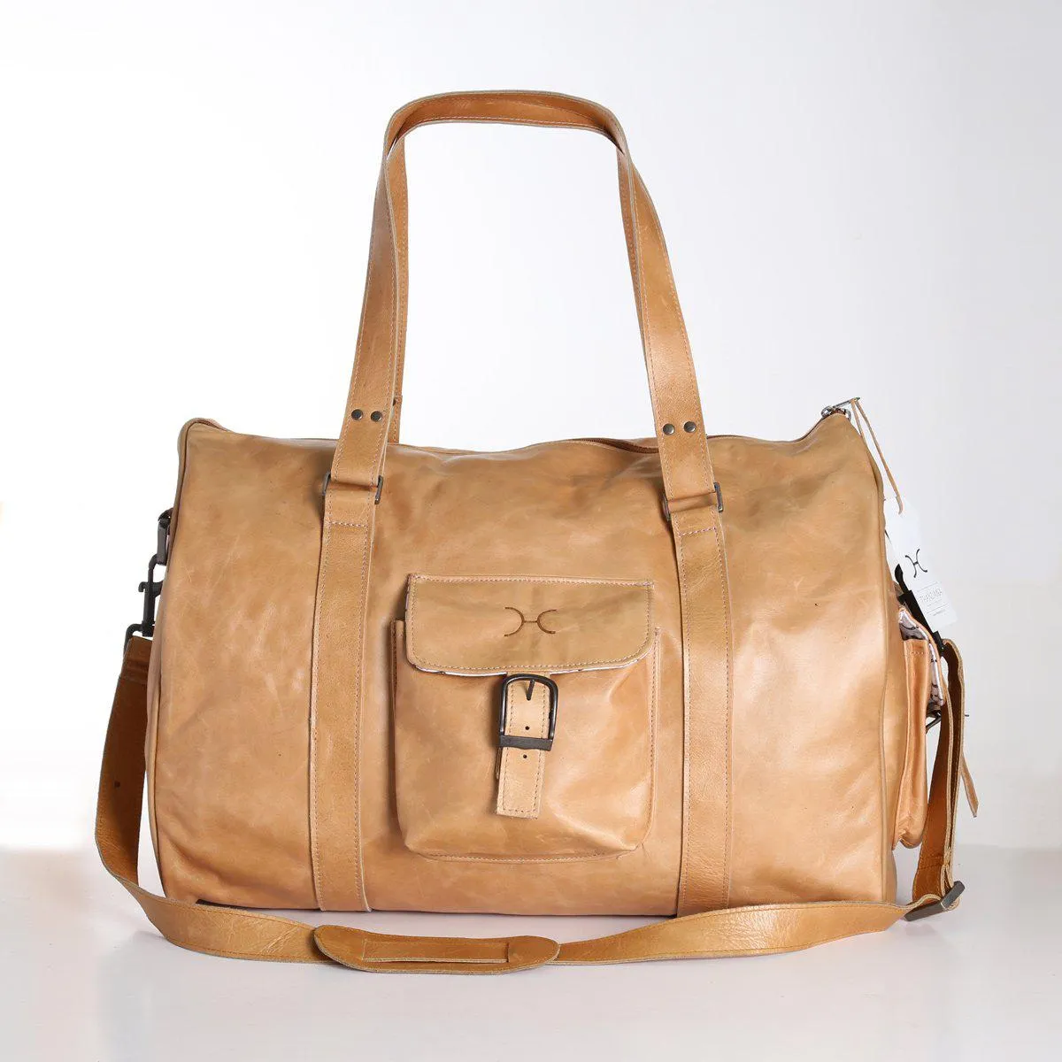 Thandana Mens Cabin Leather Luggage Bag
