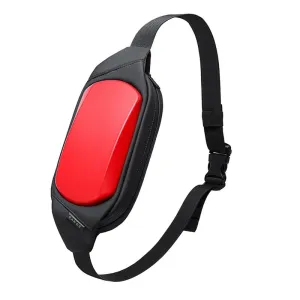 THE CLOWNFISH Water Resistant TPU Unisex Sling Bag - Stylish, Durable | Capacity: 2L | Red