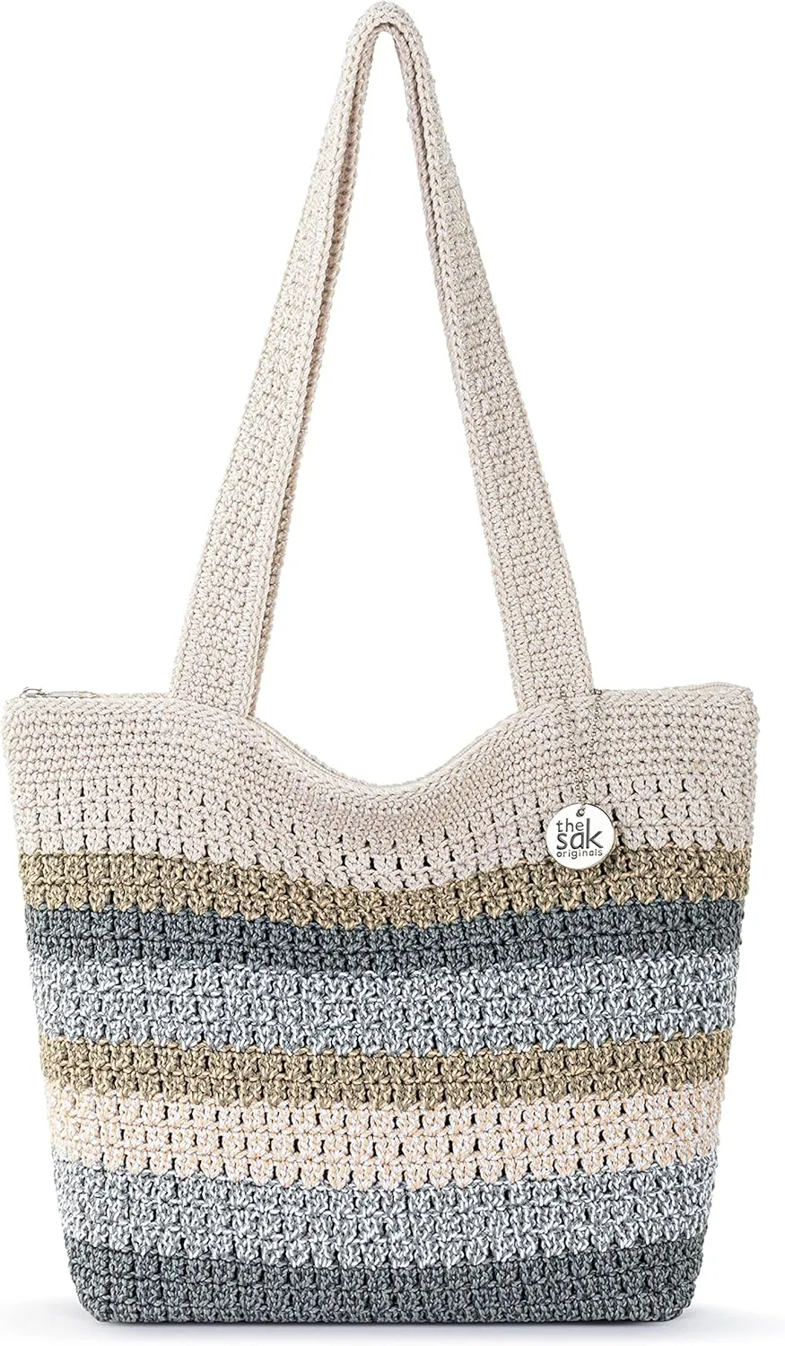 The Sak Casual Classics Hand-Crochet Tote, Desert Stripe