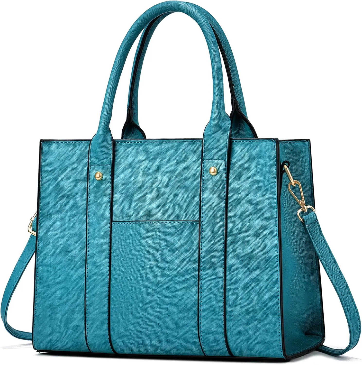 The Tote Bag Crossbody Purses for Women Shoulder Bag Handbags PU Leather Top Handle Bags with zipper