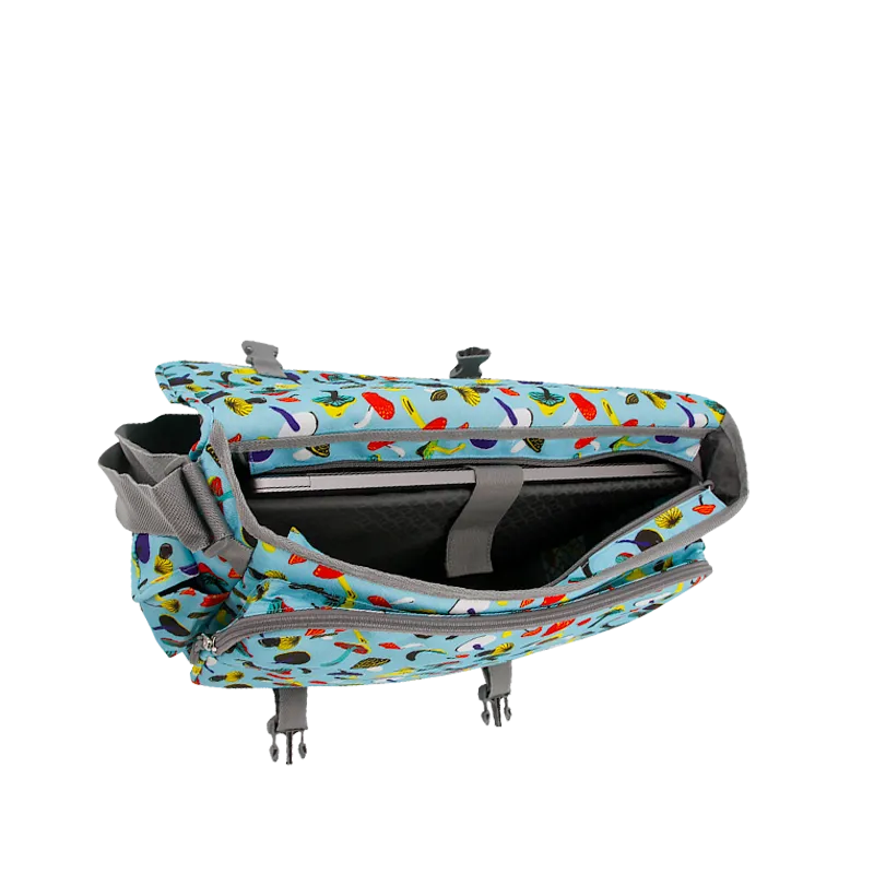 Thomas Laptop Messenger Bag in Skyshroom - Final Sale