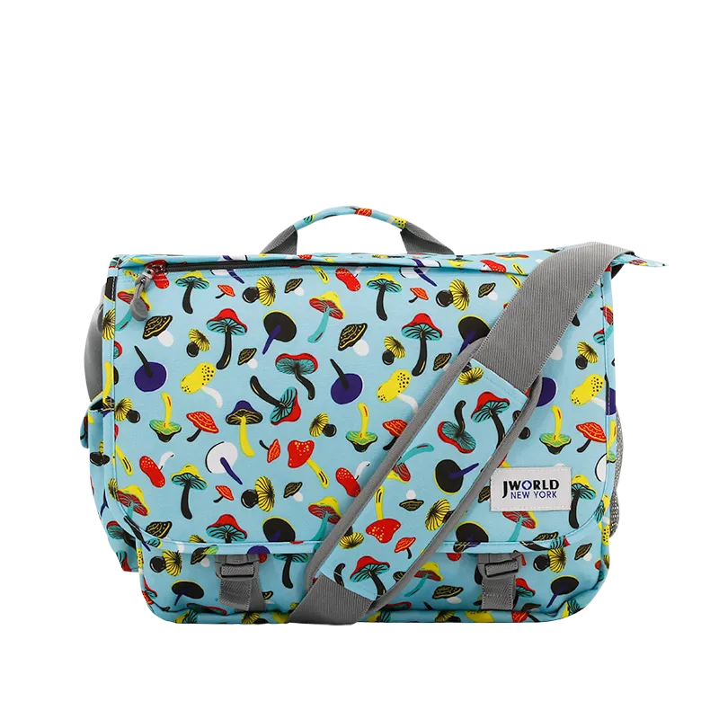 Thomas Laptop Messenger Bag in Skyshroom - Final Sale