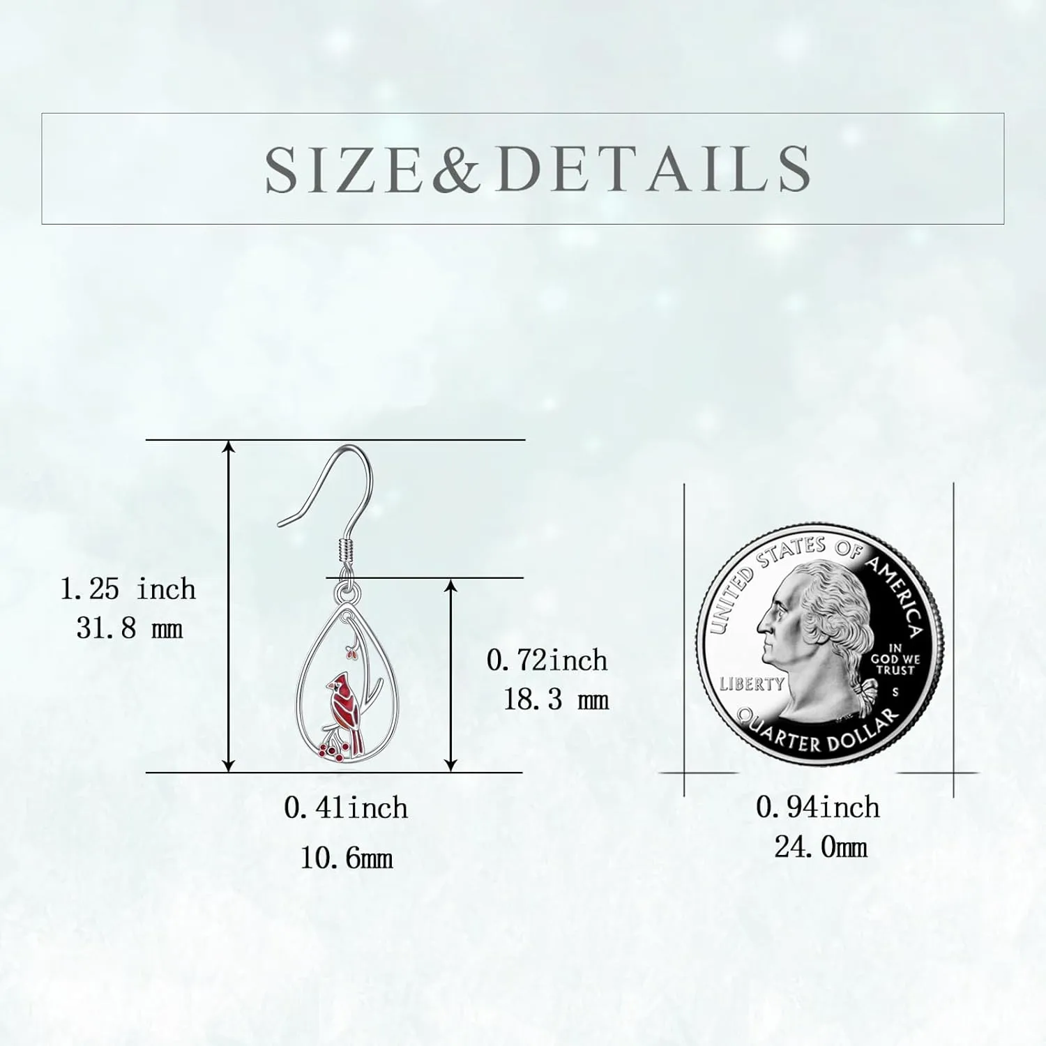 TIGER RIDER Red Cardinal/Parrot/Rabbit/Bulldog/Cat/Highland Cow/Capybara 925 Sterling Silver Earrings love Bird Dangle Earring Jewelry Gifts for Women Birthday Christmas