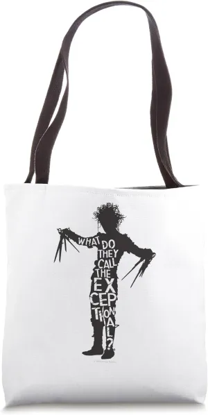 Tim Burton’s Edward Scissorhands Movie Quote Tote Bag