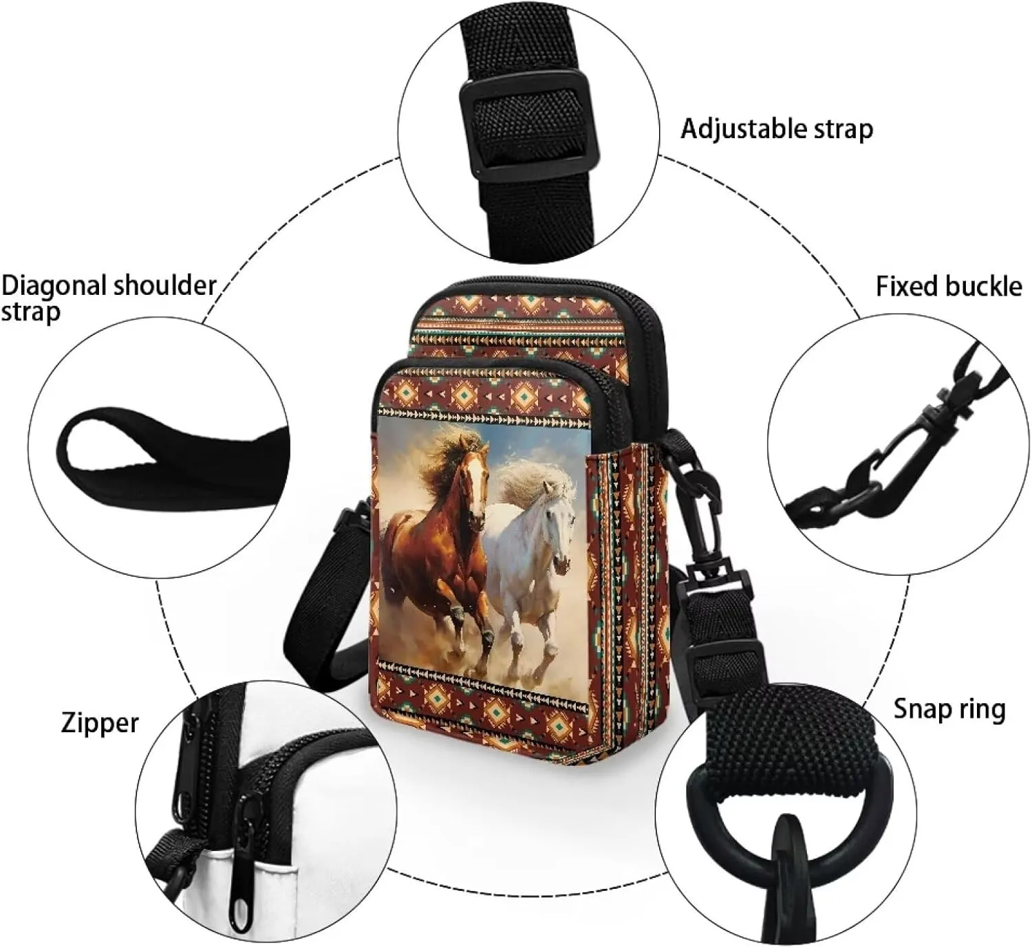 Toddler Crossbody Bag Kids Messenger Bag Over Shoulder Purse