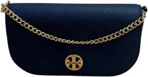 Tory Burch Women Chelsea Pebbled Leather Crossbody Shoulder bag