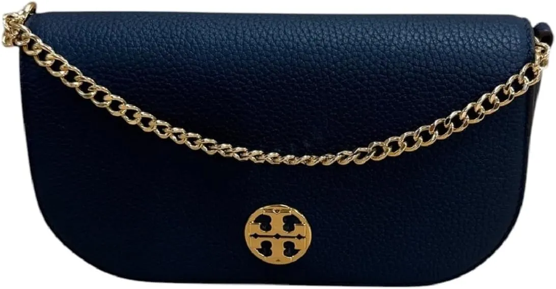 Tory Burch Women Chelsea Pebbled Leather Crossbody Shoulder bag