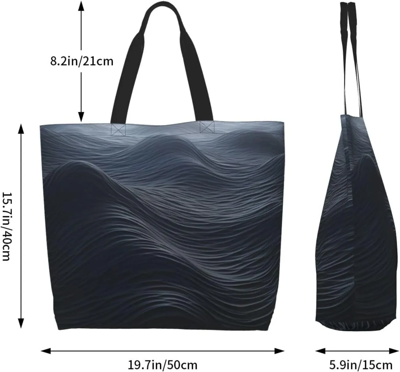 Tote Bag for Women Grocery Bag Reusable Shopping Bag Math question Handbag Foldable Shoulder Bag