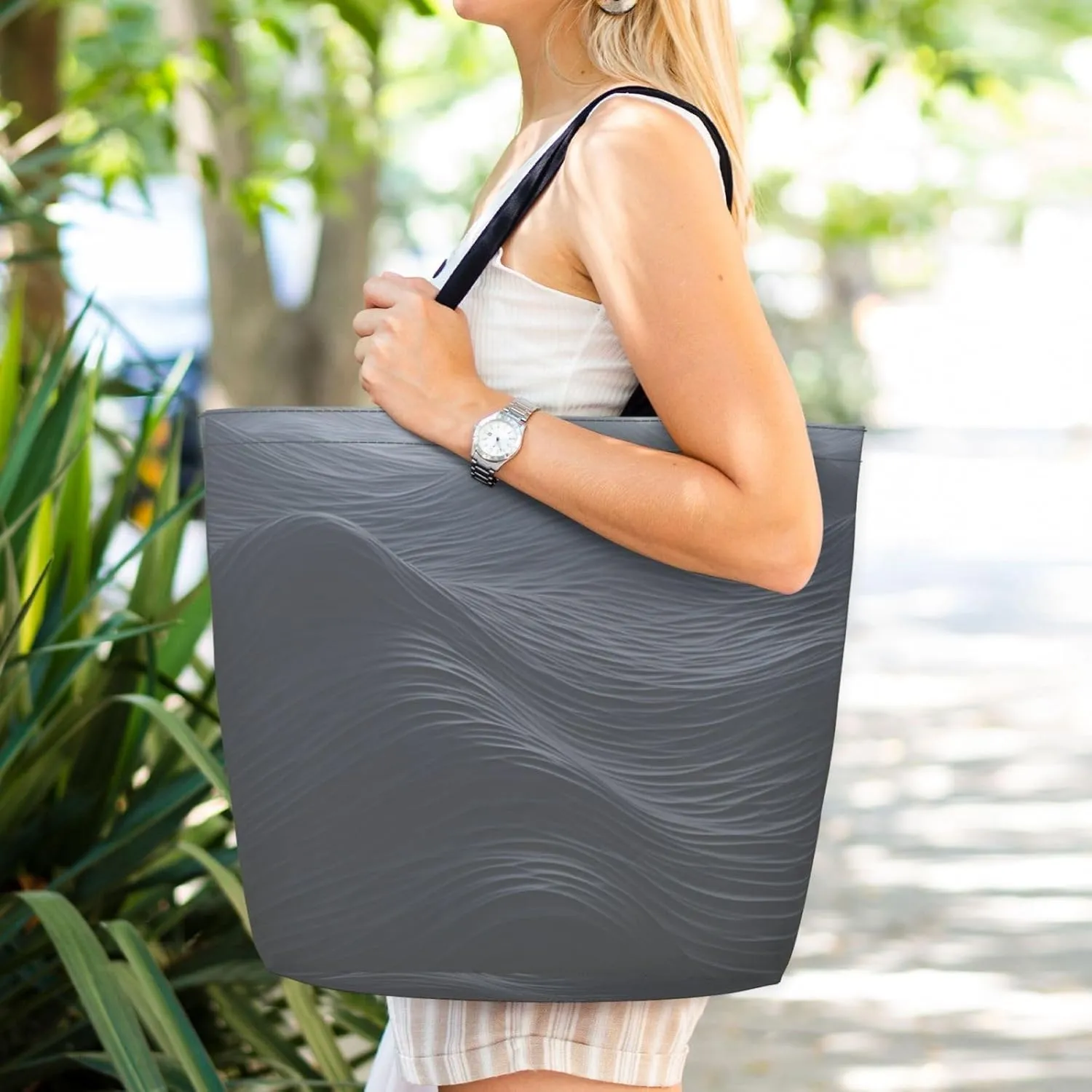 Tote Bag for Women Grocery Bag Reusable Shopping Bag Math question Handbag Foldable Shoulder Bag