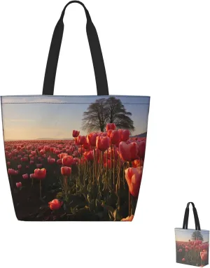 Tote Bag for Women Grocery Bag Reusable Shopping Bag Universe Starry Stars Handbag Foldable Shoulder Bag