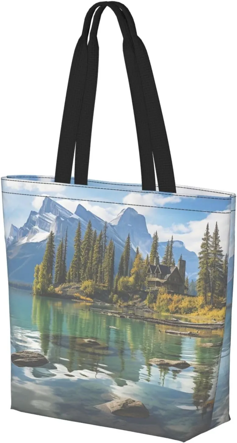 Tote Bag for Women Grocery Bag Reusable Shopping Bag Universe Starry Stars Handbag Foldable Shoulder Bag