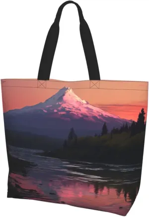 Tote Bag for Women Grocery Bag Reusable Shopping Bag Watermelon beautiful Handbag Foldable Shoulder Bag