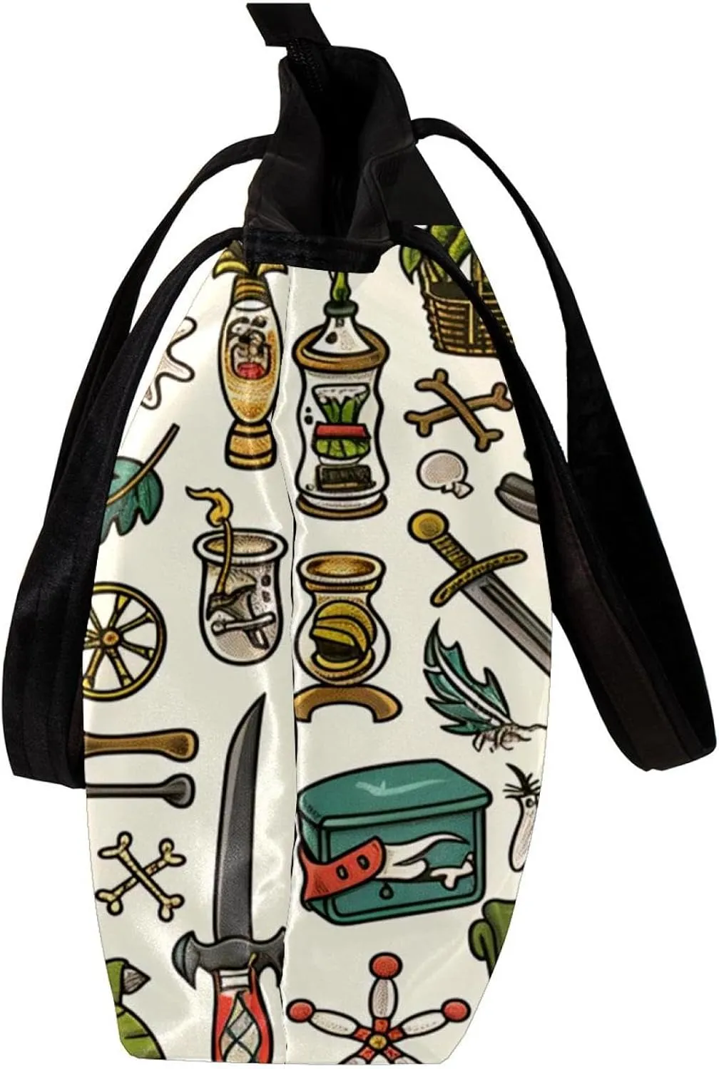 Tote Bag for Women, Large Tote Bag, Tote Bag with Zipper, Nautical Anchor Ocean Summer, Womens Tote Bag
