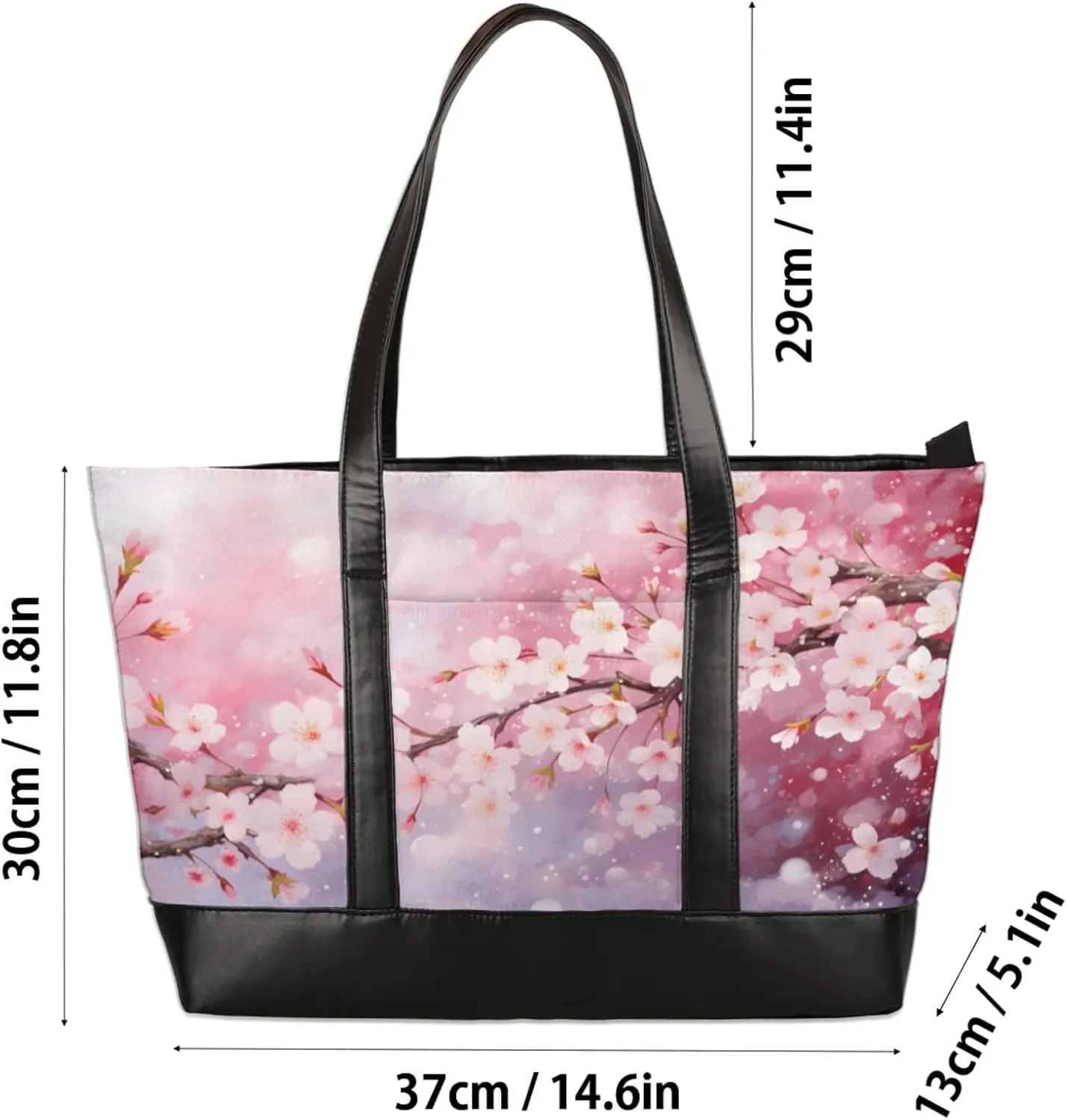 Tote Bag for Women with Zipper, Laptop Tote Bags Laptop Sleeve Case Shoulder Bag Messenger Bags