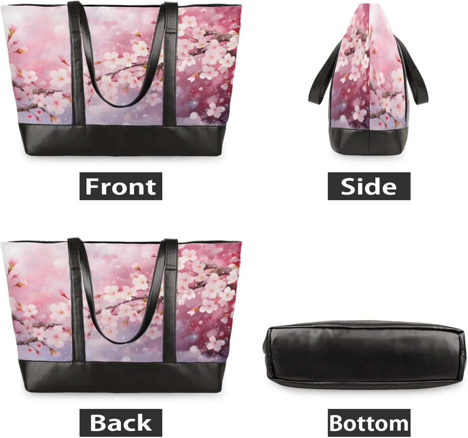 Tote Bag for Women with Zipper, Laptop Tote Bags Laptop Sleeve Case Shoulder Bag Messenger Bags