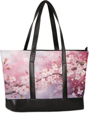 Tote Bag for Women with Zipper, Laptop Tote Bags Laptop Sleeve Case Shoulder Bag Messenger Bags