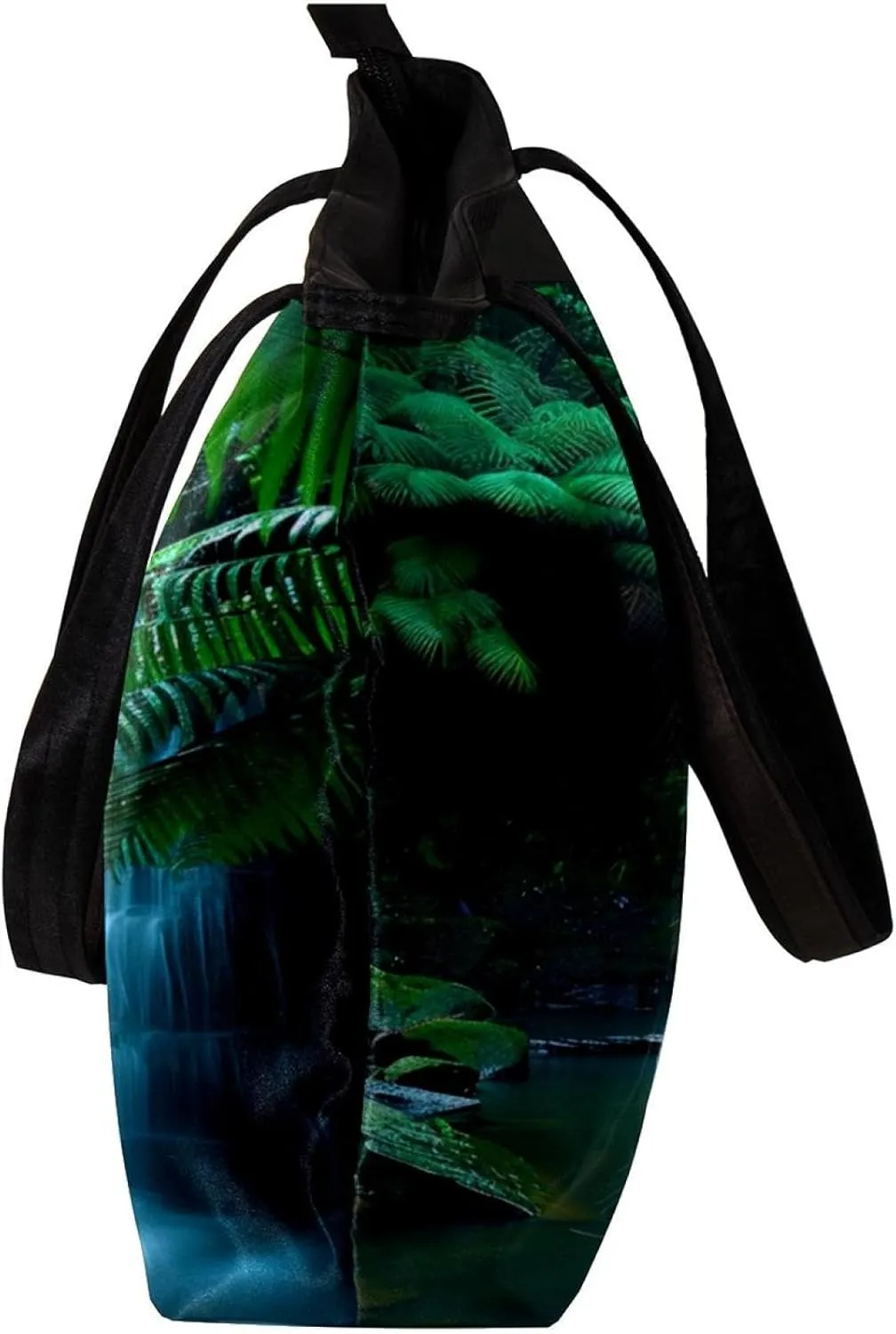 Tote Bag, Large Tote Bag, Tote Bag with Zipper, Rainbow Zebra Pattern Modern, Tote Bag for Work