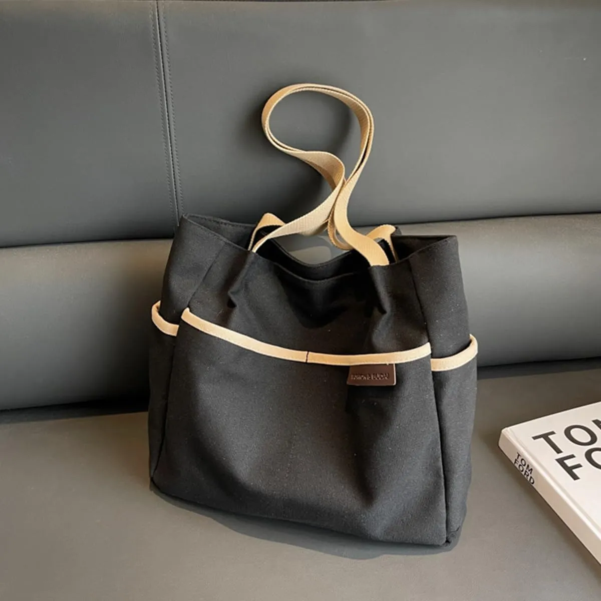 Tote Bag With Zipper Canvas Tote Bag Work Bags For Women Tote Bag For Women Large Tote Bag Handbags For Women