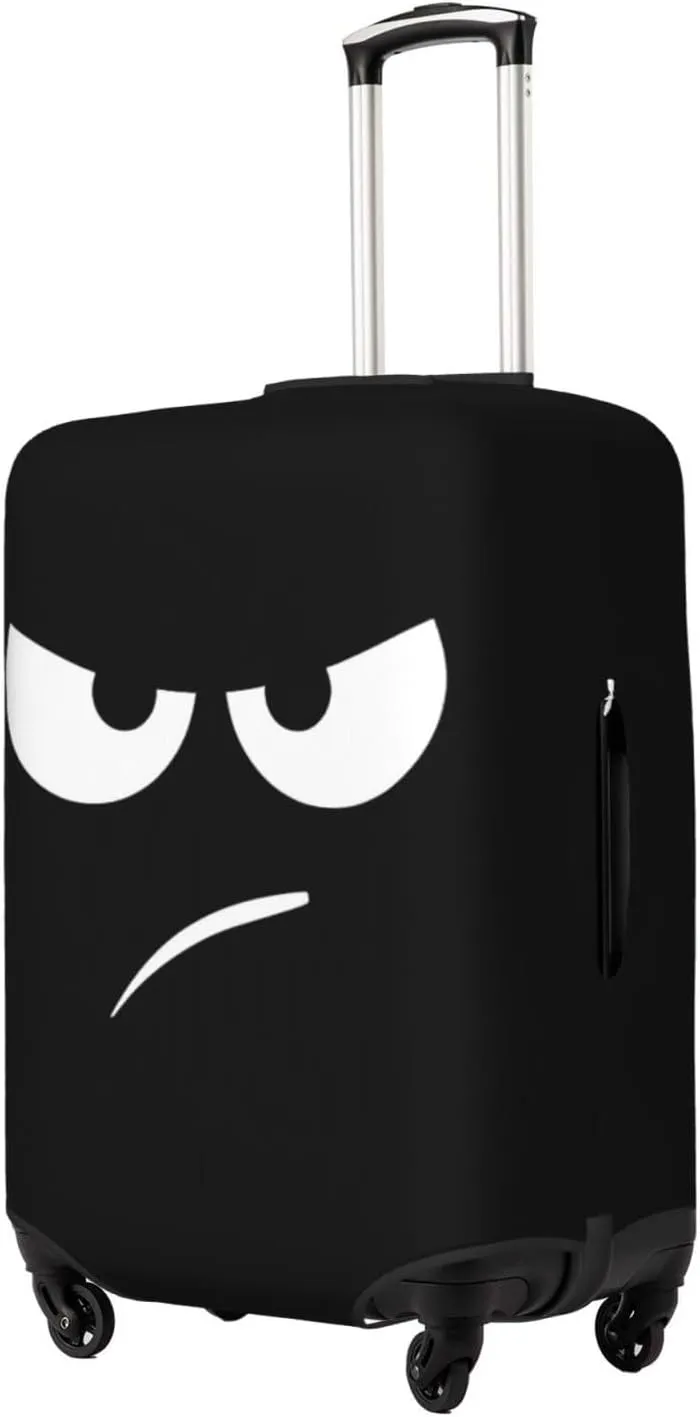 Travel Luggage Cover Suitcase Stretch Washable Don'T Touch My Bag Suitcase Protector Bag,Dust-Proof Double-Sided Baggage Covers,Large