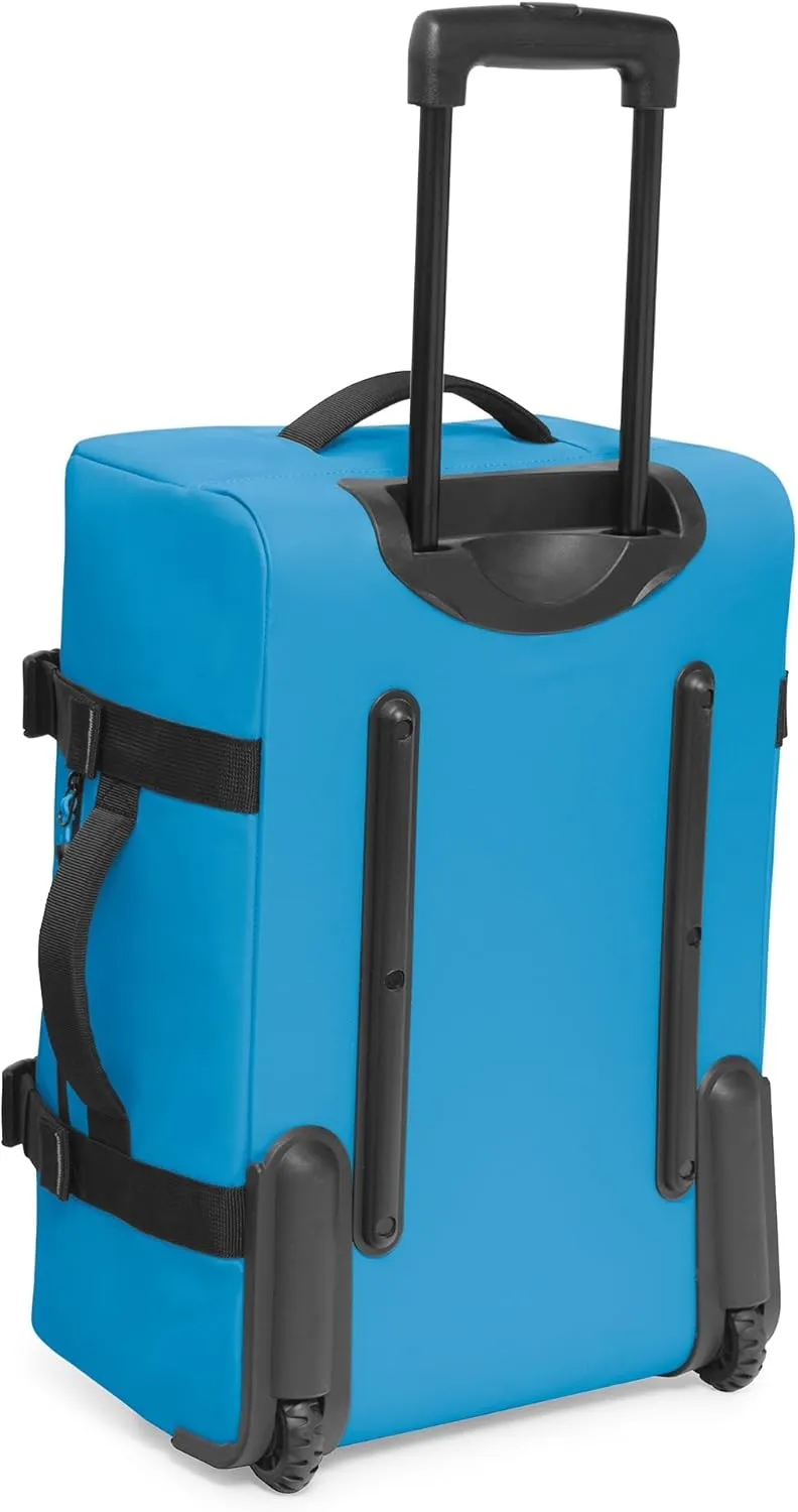 Traveler's Choice Wheeled Duffel, Blue, Carry-On 21-Inch