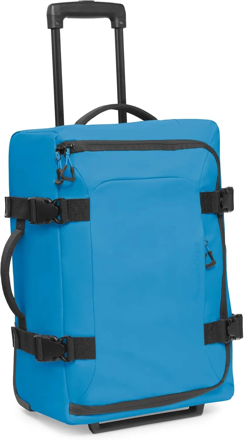 Traveler's Choice Wheeled Duffel, Blue, Carry-On 21-Inch
