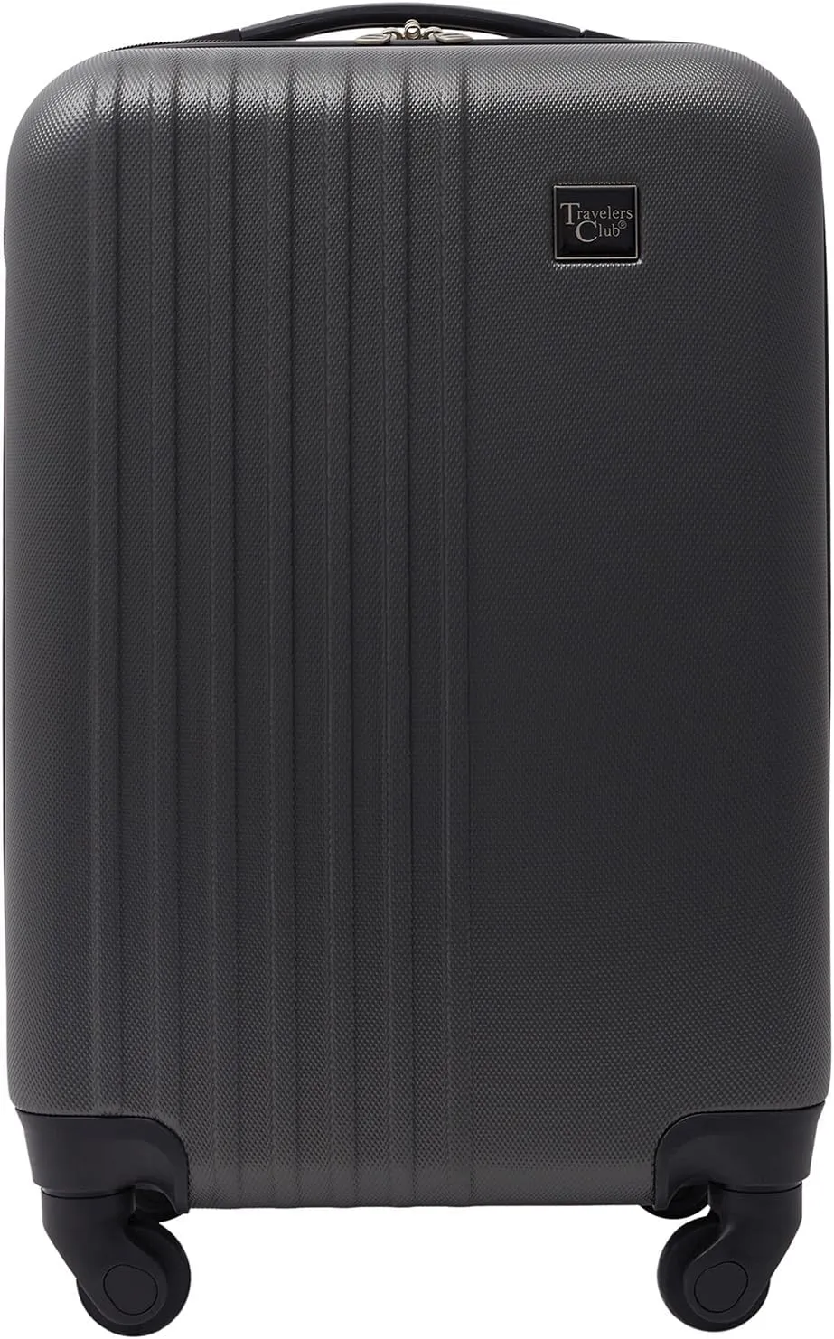 Travelers Club Cosmo Hardside Spinner Luggage, Charcoal Grey, Carry-On 20-Inch