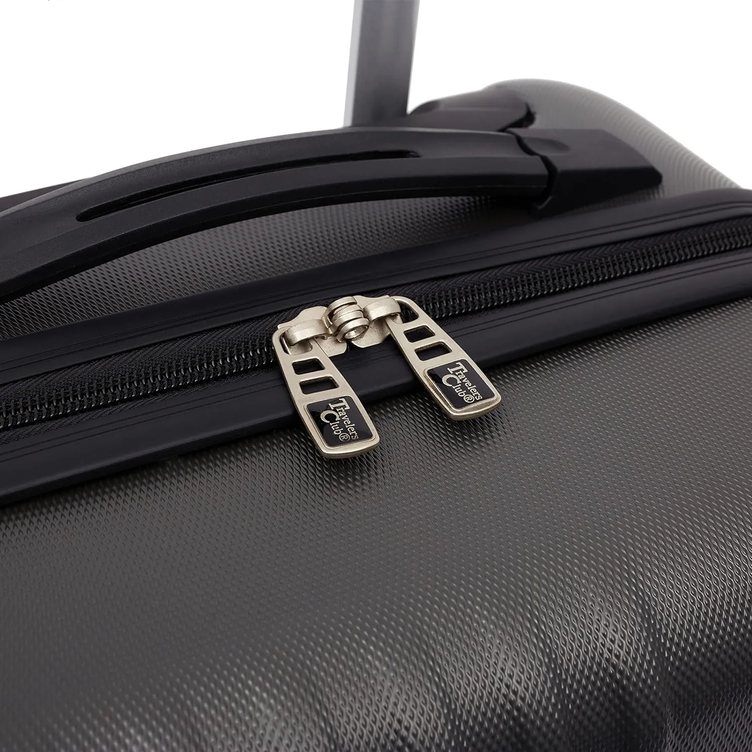 Travelers Club Cosmo Hardside Spinner Luggage, Charcoal Grey, Carry-On 20-Inch