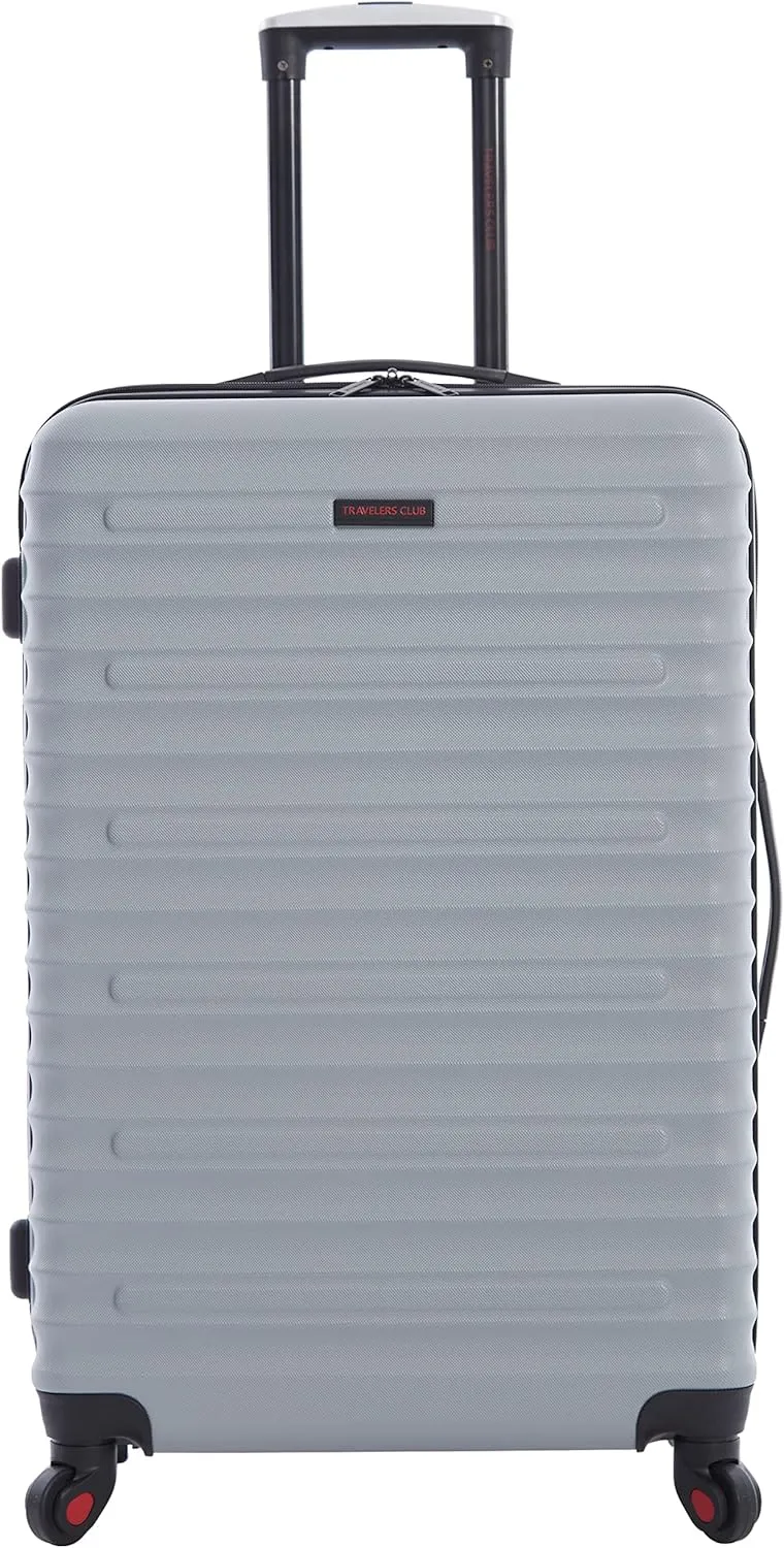 Travelers Club Orion Luggage and Travel Accessories, Grey, 6-Piece Set