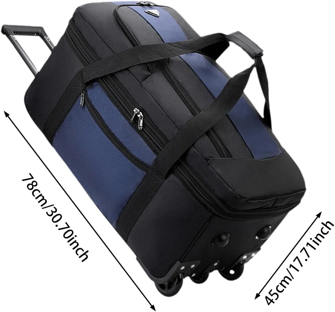 Traveler's Wheeled Adventure Bag for Outdoor Exploration