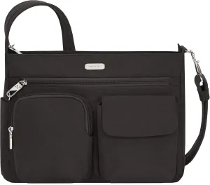 Travelon Anti-Theft Essentials Patch Pocket Crossbody Bag
