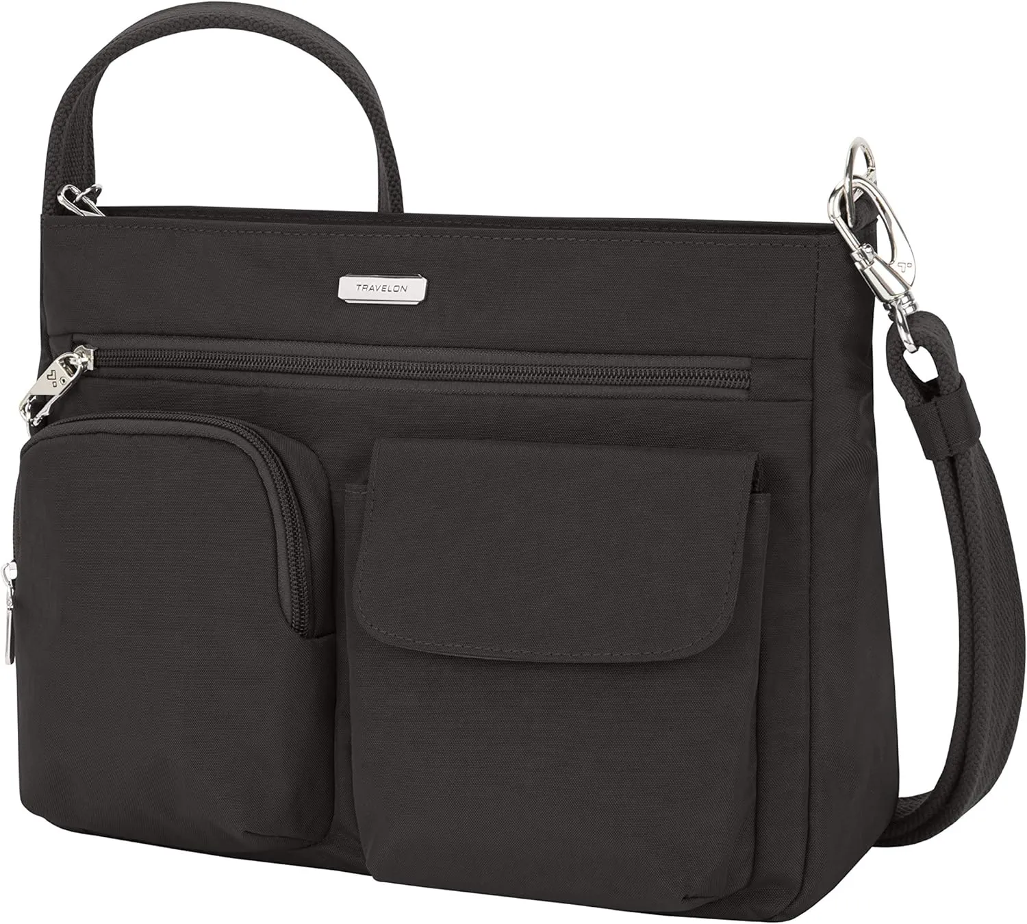 Travelon Anti-Theft Essentials Patch Pocket Crossbody Bag