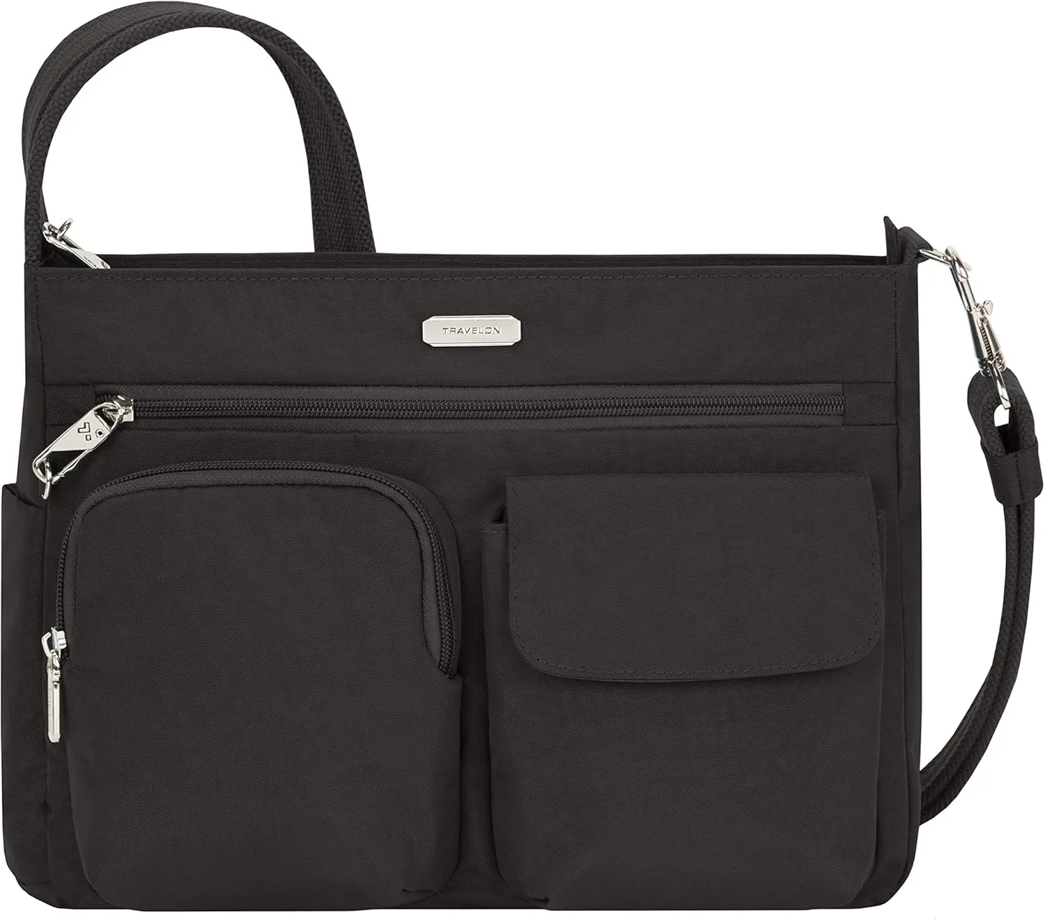 Travelon Anti-Theft Essentials Patch Pocket Crossbody Bag