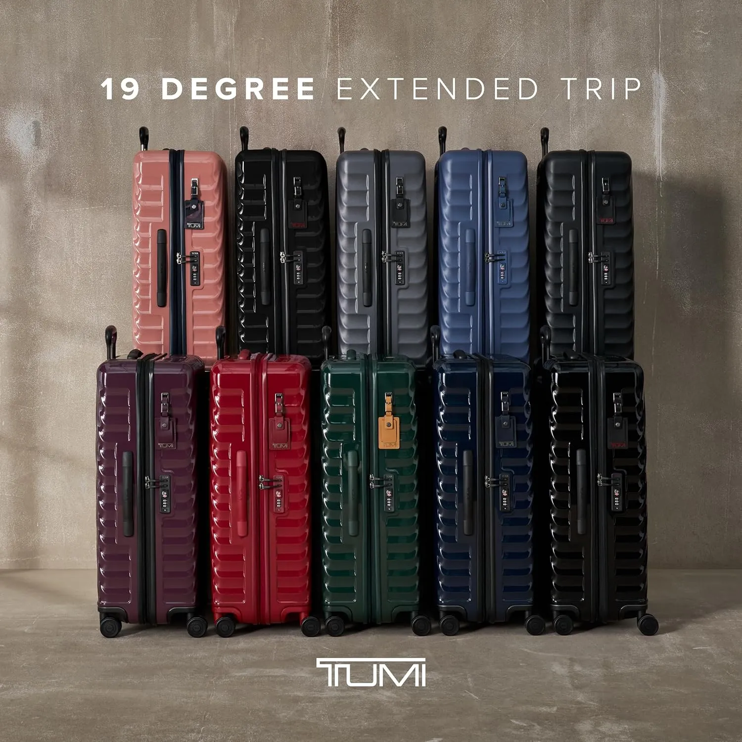 TUMI - 19 Degree Extended Trip Expandable 4 Wheeled Packing Case - Hard Shell Suitcase - Roller Suitcase Checked Bag - Lagoon