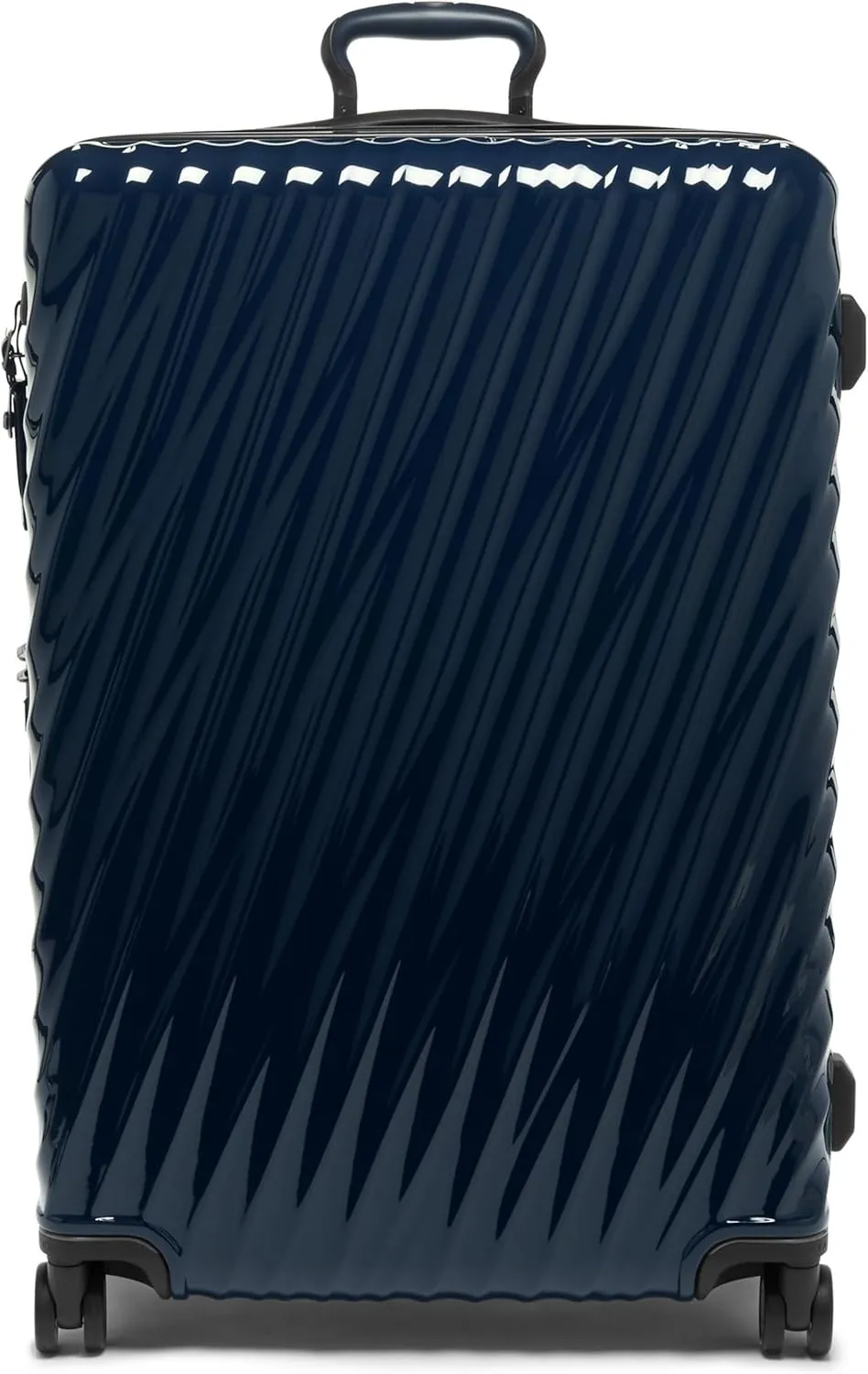 TUMI - 19 Degree Extended Trip Expandable 4 Wheeled Packing Case - Hard Shell Suitcase - Roller Suitcase Checked Bag - Navy