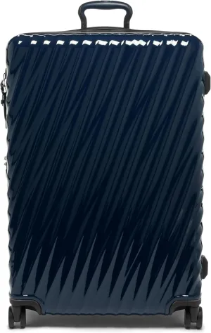 TUMI - 19 Degree Extended Trip Expandable 4 Wheeled Packing Case - Hard Shell Suitcase - Roller Suitcase Checked Bag - Navy