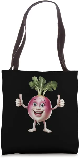 Turnip Smiling Tote Bag