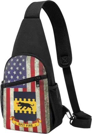 Tuskegee Airmen Spit Fire Travel Hiking Bag Cross Chest Bag Diagonally
