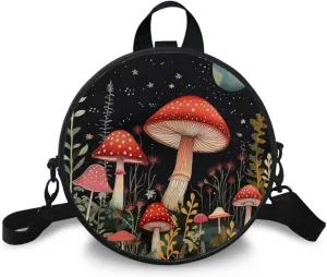Upetstory Small Crossbody Round Purse for Women Teen Girls Shoulder Bag
