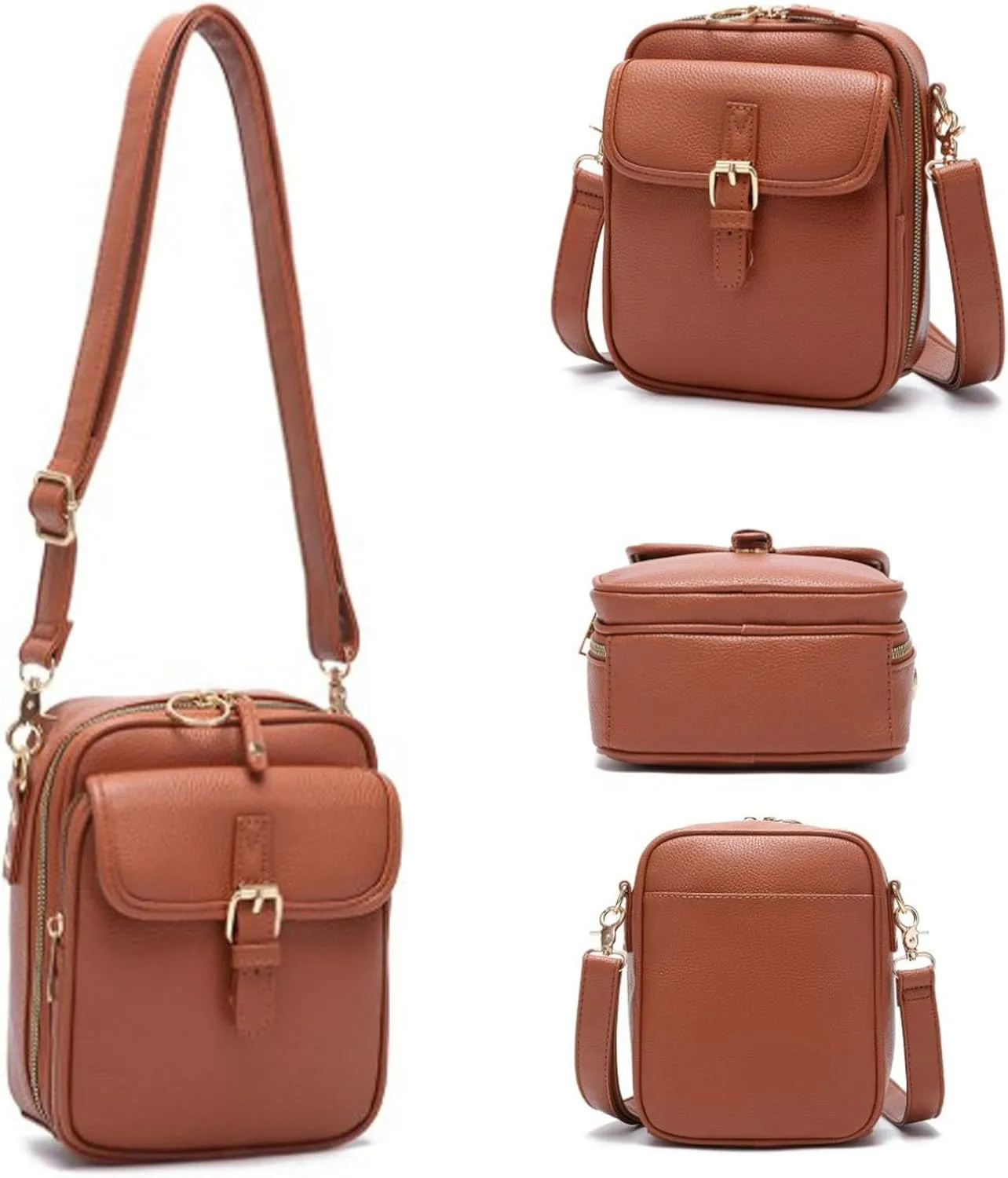 Urvashi Crossbody Anti Theft Leather Bag, Tojoyride Crossbody Leather Bag, Urvashi Min Purse Purse With Card Slots
