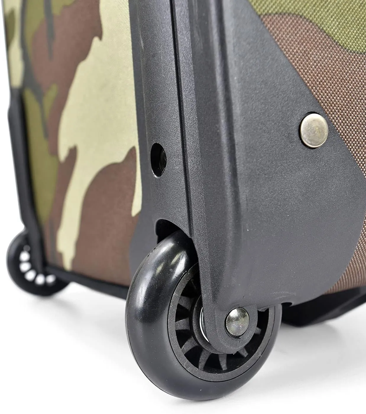 U.S. Traveler Lightweight Rolling 20" Carry On Luggage Softside Suitcase, Camouflage, 2 Wheel-1 Piece