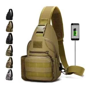 USB Camping Trekking 600D Travel Bag Hiking Guaranteed protection Bags Utility Outdoor Bag Army Shoulder Tactical Military Backpack Waterproof Waterproof Camping