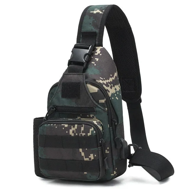 USB Camping Trekking 600D Travel Bag Hiking Guaranteed protection Bags Utility Outdoor Bag Army Shoulder Tactical Military Backpack Waterproof Waterproof Camping