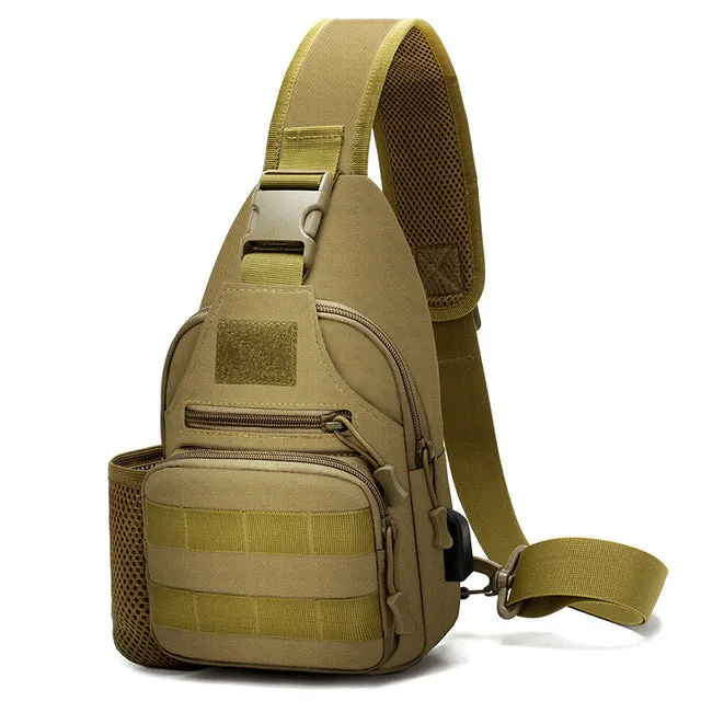 USB Camping Trekking 600D Travel Bag Hiking Guaranteed protection Bags Utility Outdoor Bag Army Shoulder Tactical Military Backpack Waterproof Waterproof Camping