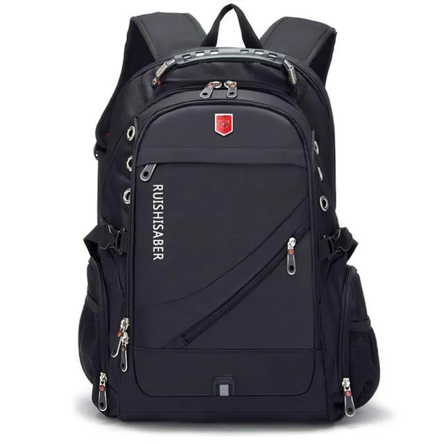 USB Charging Men 17inch Laptop Backpack