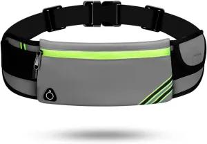 USHAKE Running Belt with Bounce-Free Pouch for iPhone and Samsung Galaxy - Ideal for Running, Walking, Cycling, and Gym Workouts