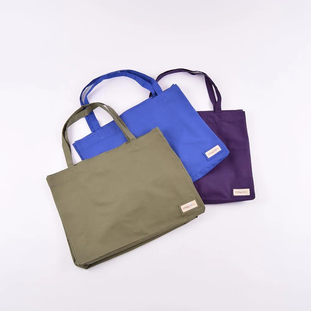 Uskees Purple Large Tote Bag